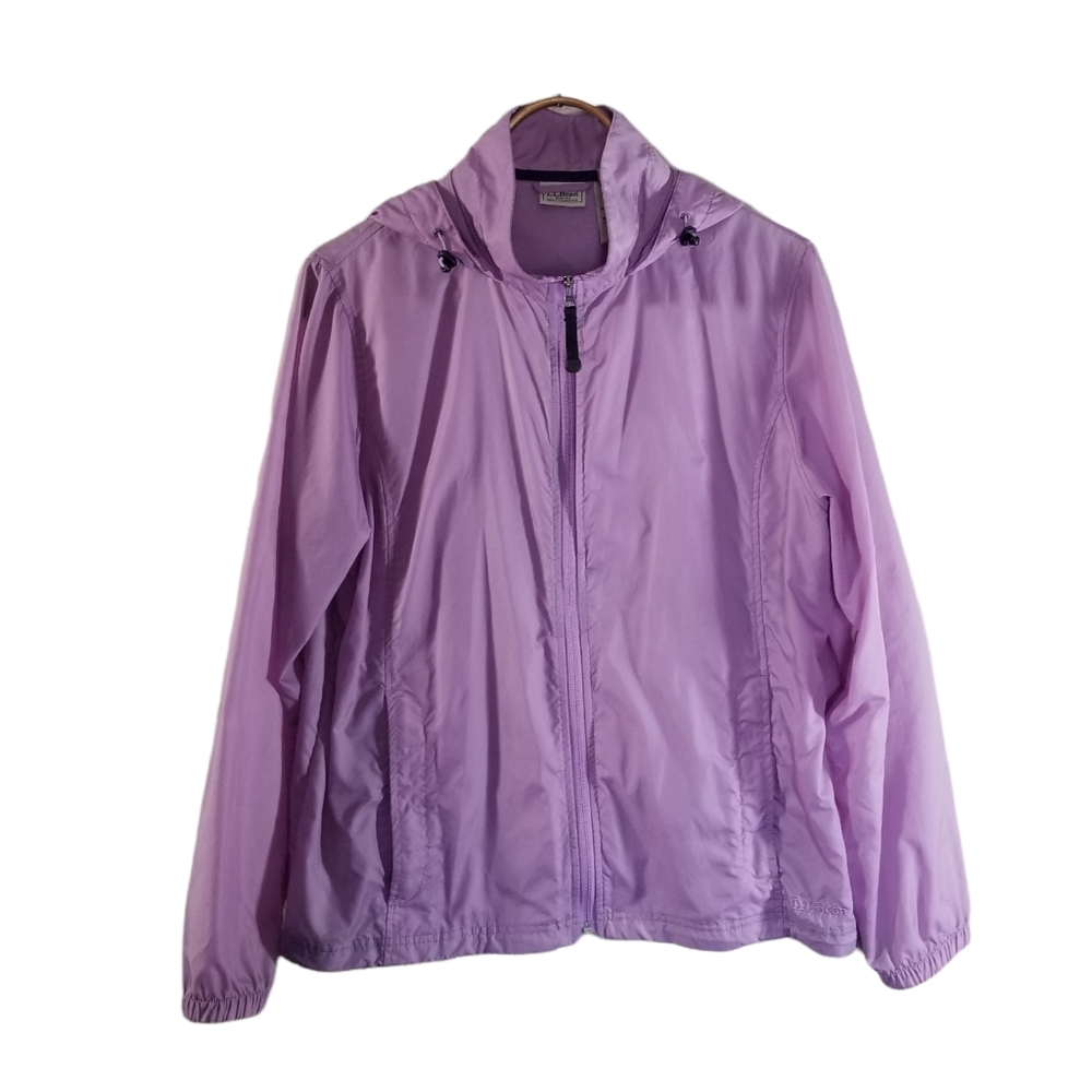 LL Bean Packable Windbreaker Jacket Stowaway Lightweight